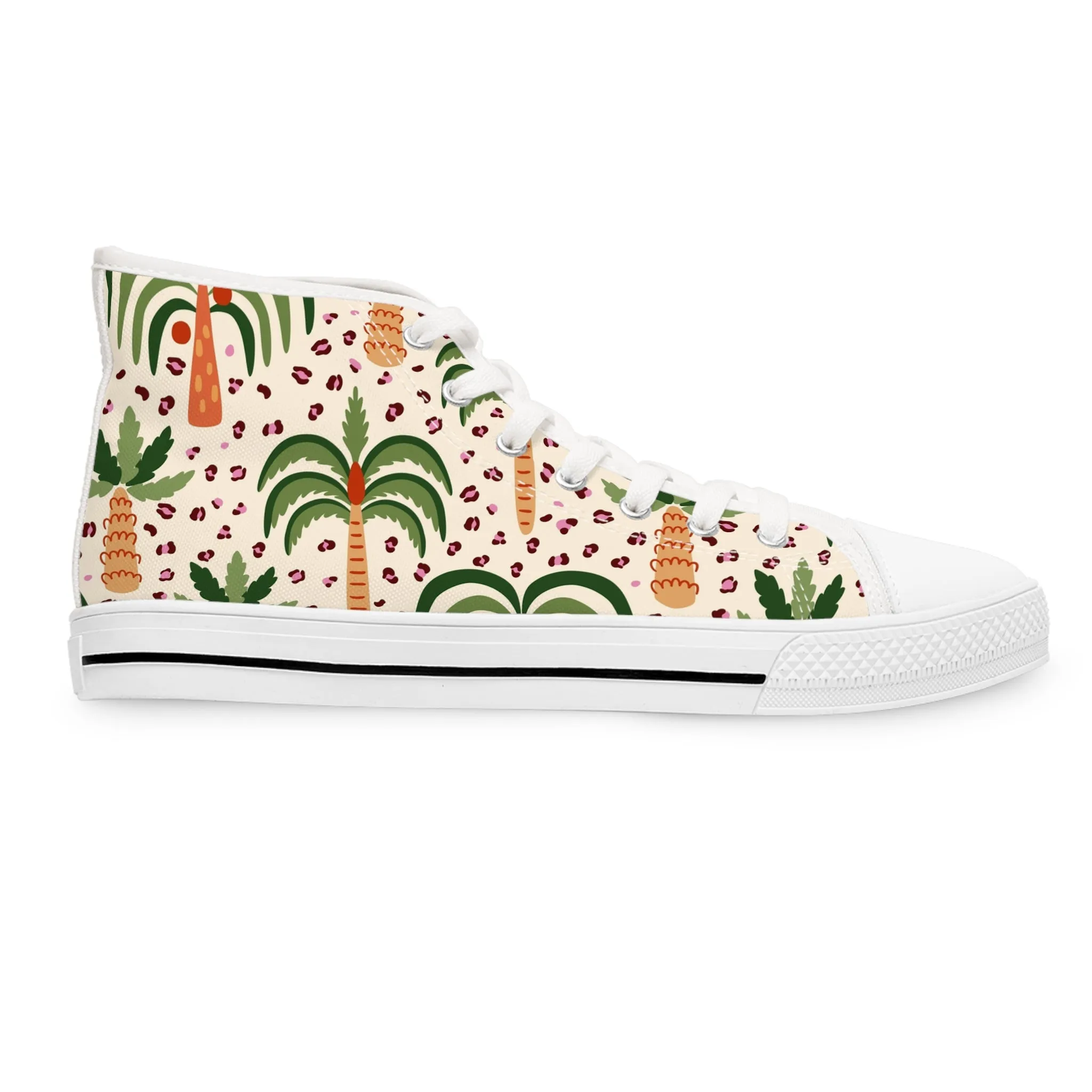 Tropical Palm Tree Women's High Top Sneakers