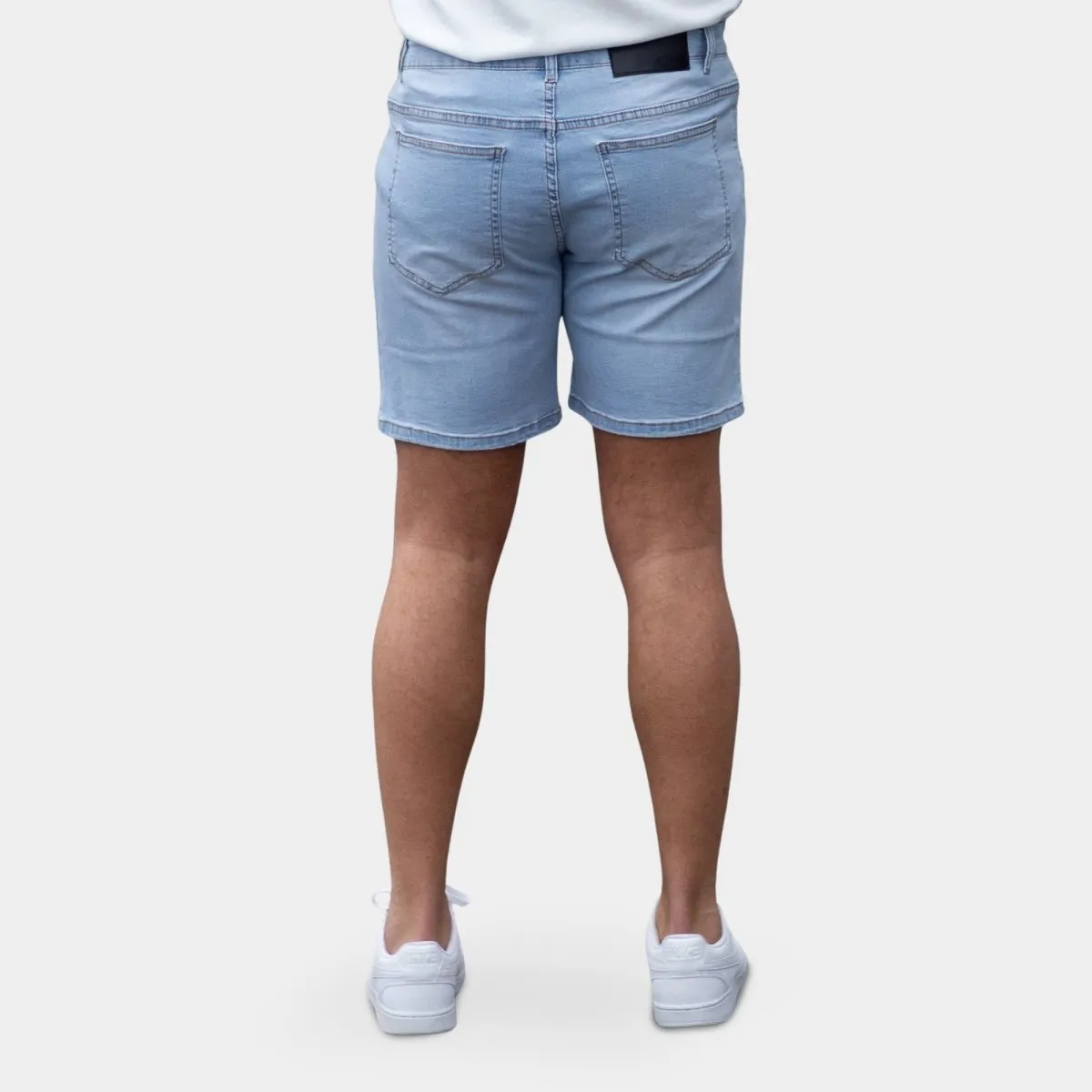 Ultra Stretch 7" Denim Shorts - Arctic Blue