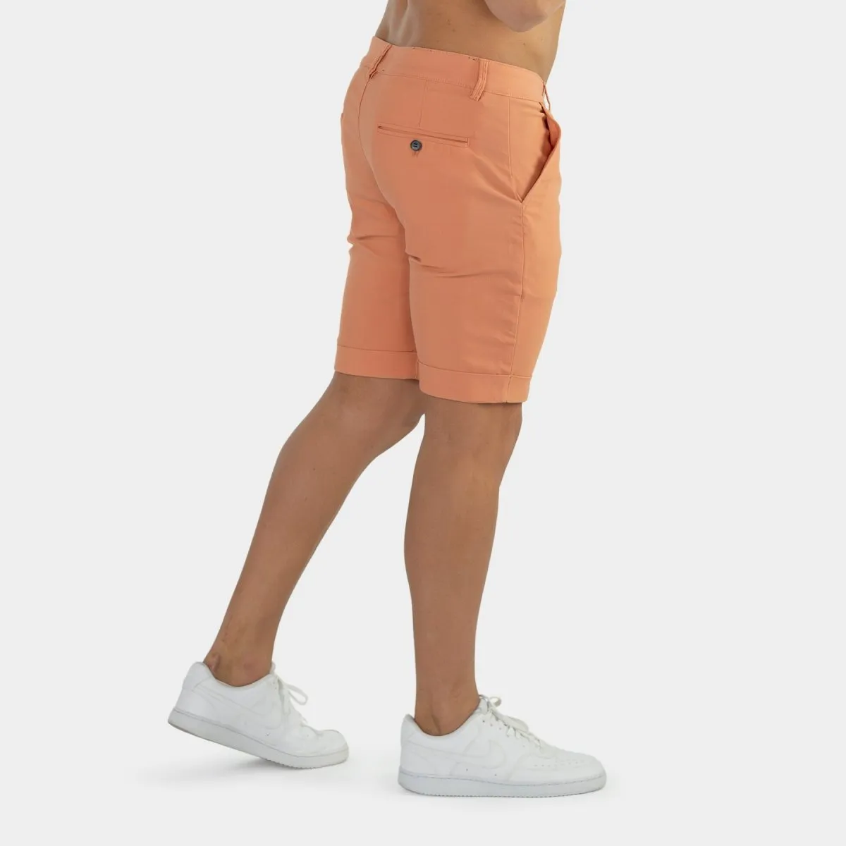 Ultra-Stretch 9” Chino Shorts - Coral