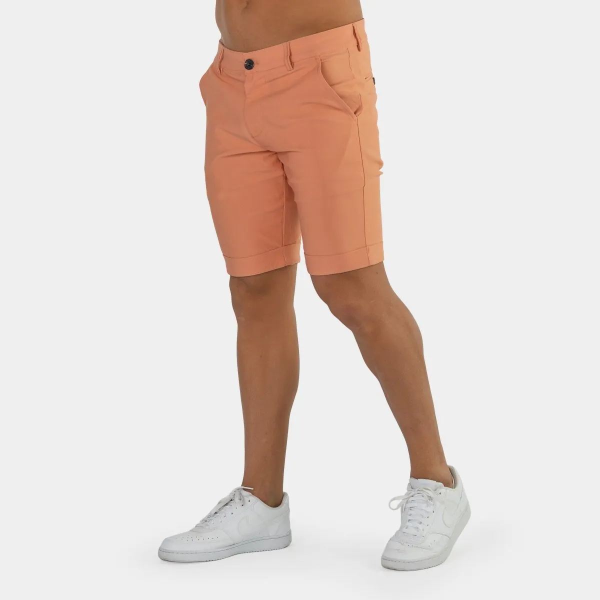 Ultra-Stretch 9” Chino Shorts - Coral