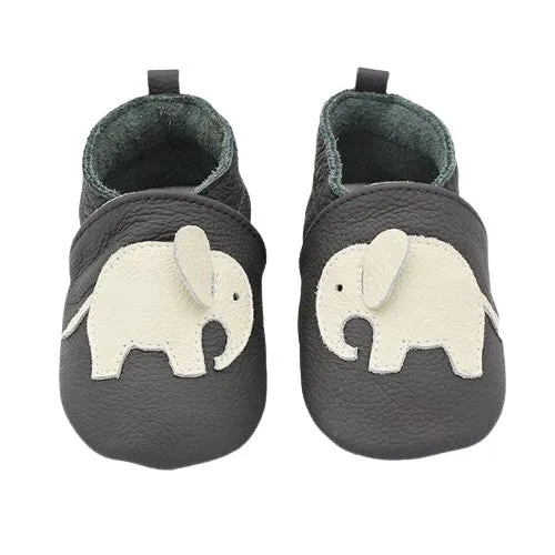 Unisex Soft Cow Leather Moccasins Cool Shoes For Kids