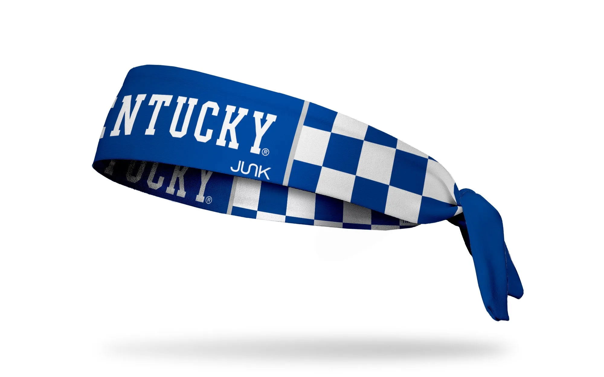 University of Kentucky: Checkered Royal Tie Headband