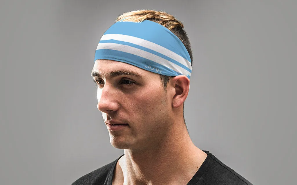 Varsity Stripe (Sky Blue) Headband