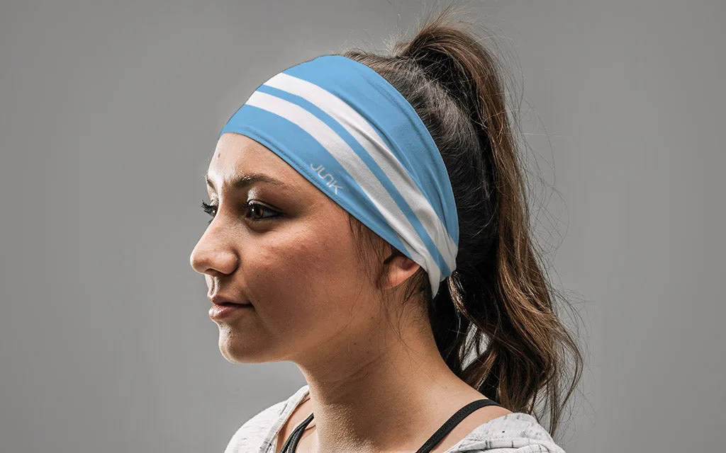 Varsity Stripe (Sky Blue) Headband