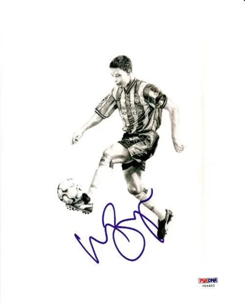 Wayne Bridge Autographed 8x10 Photo Chelsea PSA/DNA #U54403