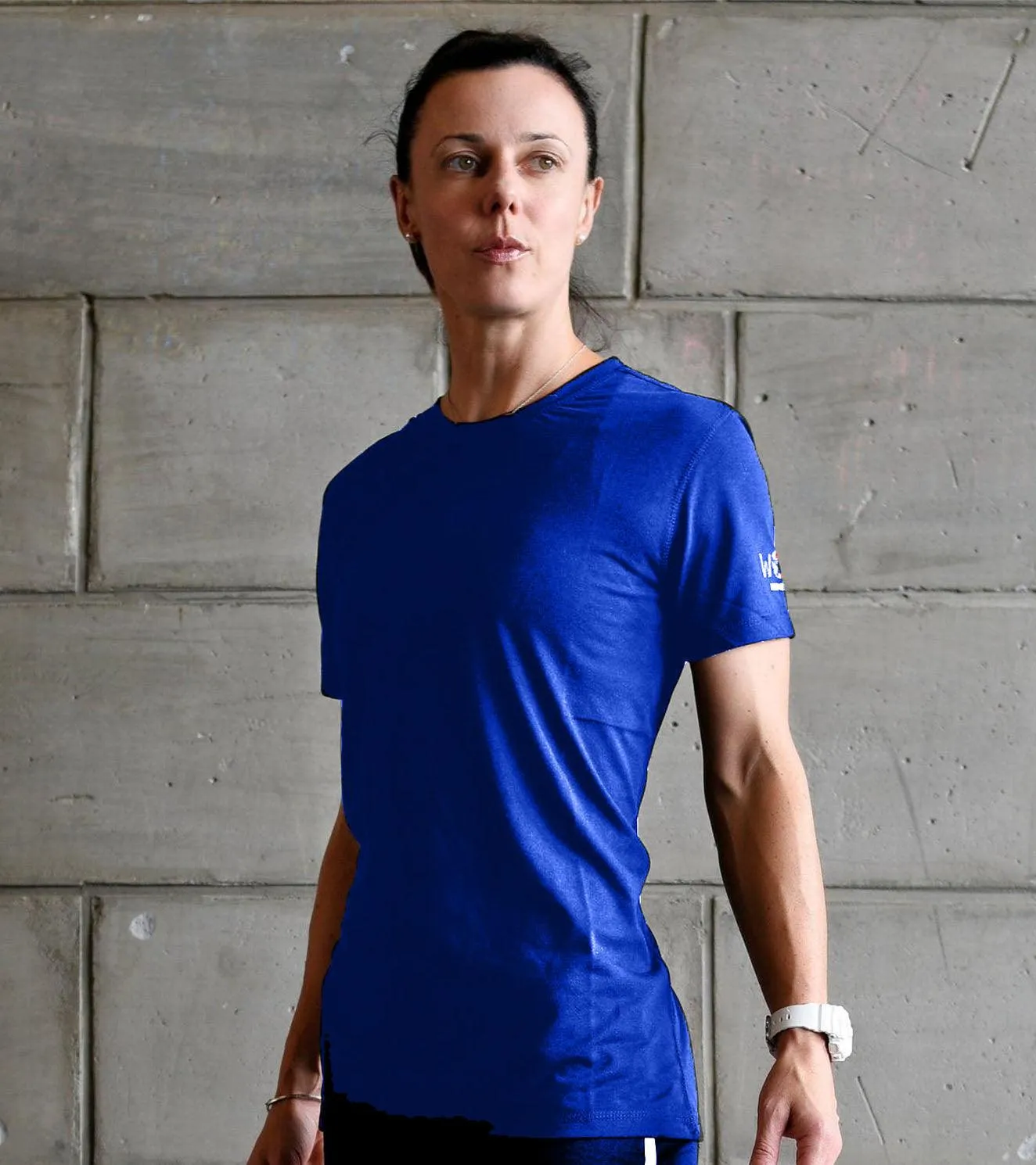 Women's training T-shirt (royal blue)